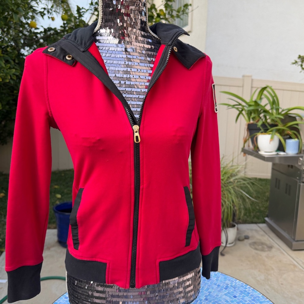 Ralph Lauren Women's Red Bomber Jacket